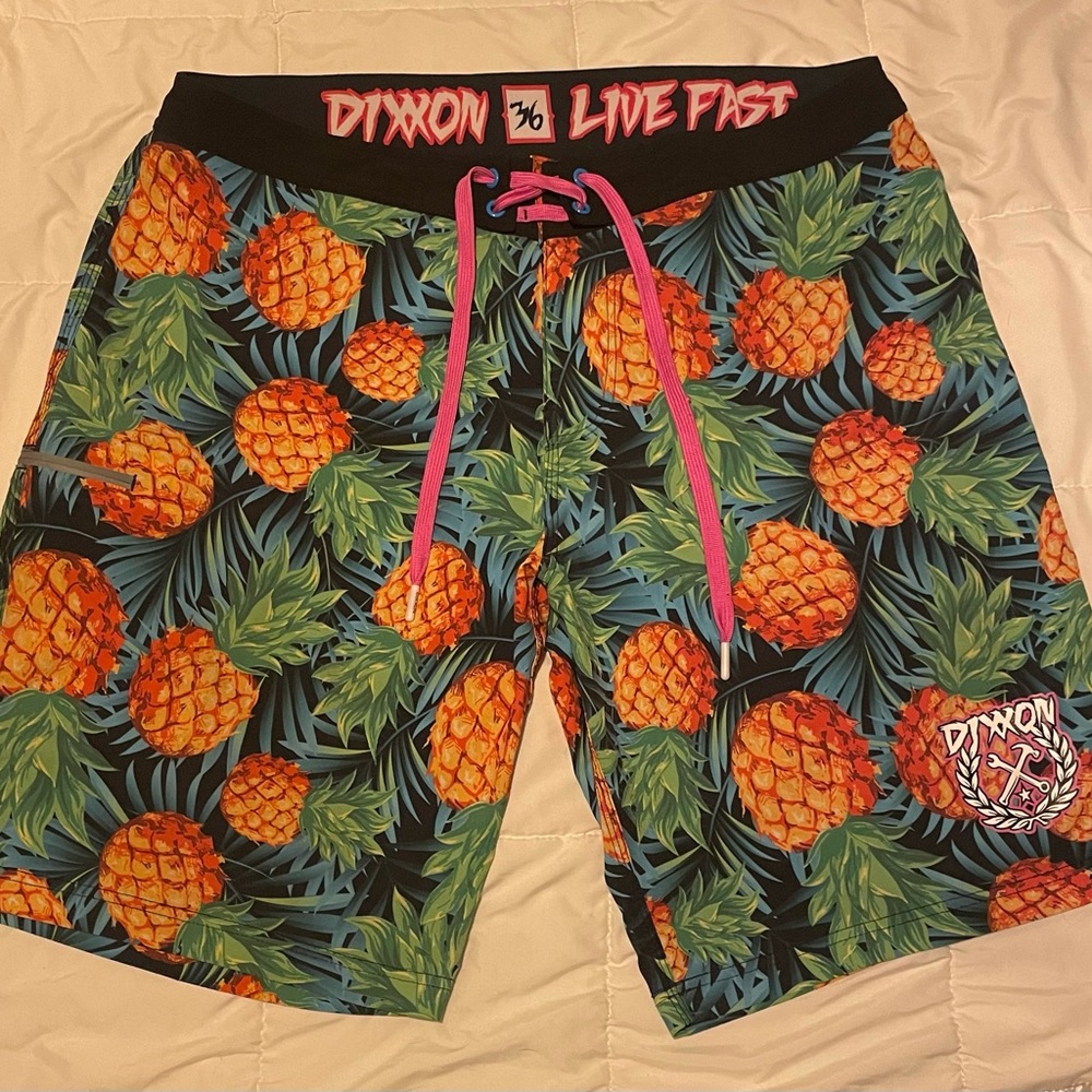 Dixxon Pineapple Swim Shorts